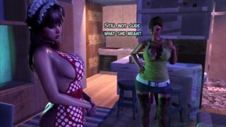Two Shemale take turns fucking a Girl for Rent